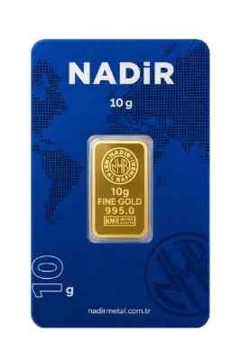 Nadir Gold 24 Ayar 10 Gram Külçe Altın (1 Adet 10 Gram Külçe Altın )