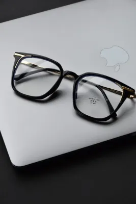 LOOKUP SPİCA- Mavi Işık Korumalı Gözlük Optik Uyumludur Camları Değişebilir Blue Block Unisex Kadın Erkek Siyah