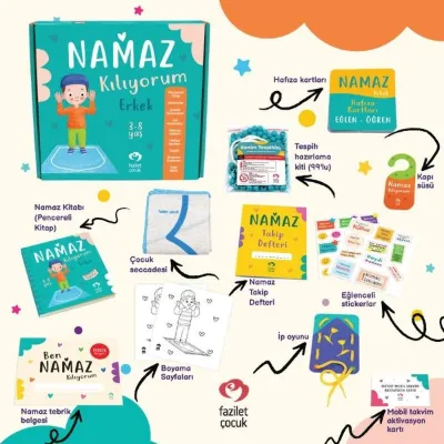Namaz Kılıyorum Seti - Erkek