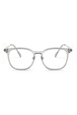 Angel Eyes Şeffaf Gri Mavi Işık Korumalı Unisex Bilgisayar Gözlüğü
