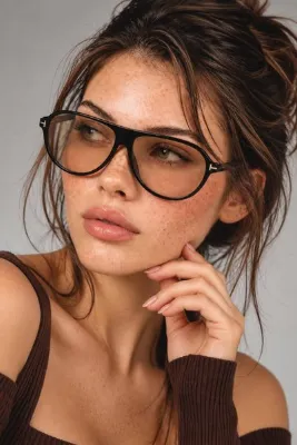 LUPİX PİLOT SİYAH ÇERÇEVE UV 400 NUDE CAM GÜNEŞ GÖZLÜĞÜ