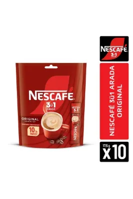 Nescafe 3ü1 Arada Original Çözünebilir Kahve 17,5g 10'lu Paket
