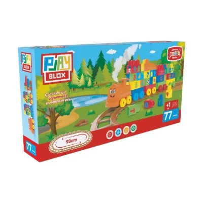 Playblox Traın Set 77 Pcs