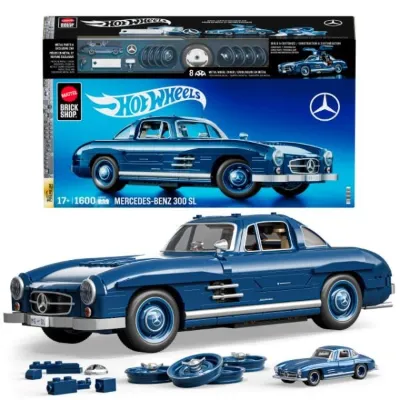 Mattel Brick Shop Hot Wheels Premium Serisi MercedesBenz 300SL HWW25