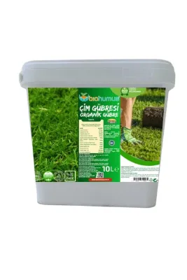 biohumus ÇİM için, Organik gübre, Organik Sertifikalı, Kök geliştirici, toprak düzenleyici, 10 Litre