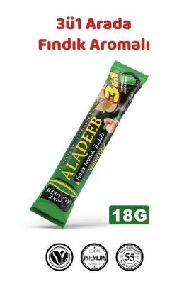 ALADEEB 3’ü 1 Arada Fındık Aromalı Hazır Kahve 48’li x 18 g