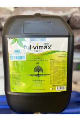 İZTAR ORGANİK GÜBRE İztar Dasol Ful-Vimax Humik ve Fulvik Aminoasit içeren Sıvı Organik Gübre | Köklendirici | 20 Litre PH1-3