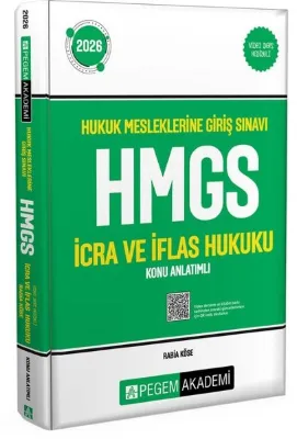 2026 Hukuk Mesleklerine Giriş Sınavı HMGS İcra ve İflas Hukuku Konu Anlatımlı