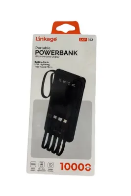 Linkage 10000 mah 4 çıkışlı hızlı şarj powerbank