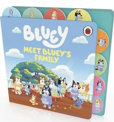 Bluey: Meet Bluey's Family: Tabbed Board Book