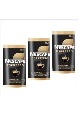 Nescafé Espresso Kahve Ekonomik Paket 80 g 3 ADET
