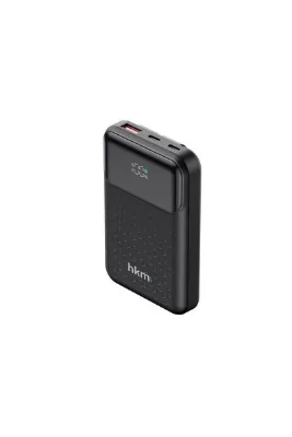 hkm tech POWER NANO 10.000 mAh 20W, PD 20W hızlı şarj destekli, Type-C ve Lightning Kablolu Powerbank