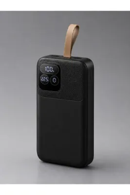 Çerçi Teknoloji Eima 40.000 mAh Powerbank Dahili Kablolu 22.5W Hızlı Şarj Taşınabilir Şarj Cihazı Type-C Lightning U