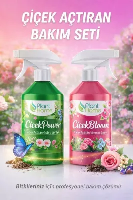 Plant Home Power Mix Çiçek Besini 500 ml - Genel Güçlendirici - Doğal Bitki Bakım Spreyi