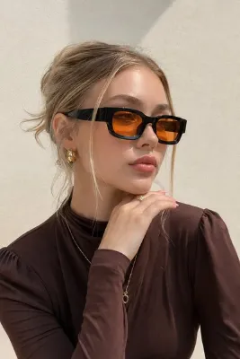 Eyesofia Vuis Turuncu Siyah Güneş Gözlüğü