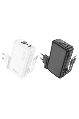 Borofone BJ39 10000MAH PRİZLİ POWERBANK BEYAZ