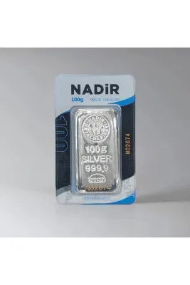 Nadir Gold Nadir 100 Gram Külçe Gümüş