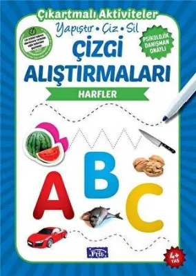 Çizgi Alıştırmaları - Harfler 4 Yaş