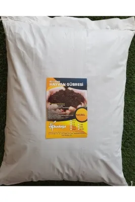 Doğalsan Tarım Hayvan Gübresi 25 Kg Yanmış Elenmiş Ahır Gübresi Büyükbaş Hayvan Gübresi Doğal Gübre