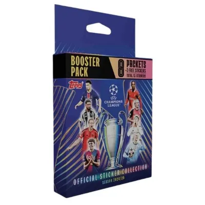 Topps-UEFA 25 ŞampLigi Stic.Eco.Pkt