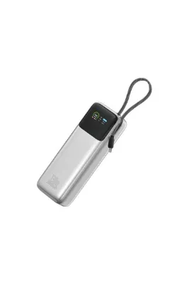 WIWU PM-301 Power Mega Serisi Type-C Çıkışlı Taşınabilir Powerbank PD 130W 20000mAh Gümüş