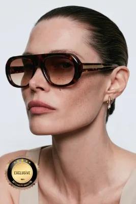 REN EYEWEAR LUSSO PRİVE REN EXCLUSİVE EDITION %100 Asetat premium çerçeve uv400 polarize cam 53 ekartman