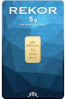 REKORALTIN 5 GRAM 24 AYAR KÜLÇE ALTIN - GRAM ALTIN