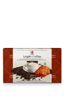 DXN Lingzhi Coffee 3in1 Ganodermalı Üçübirarada Kahve 20 Sachets X 21g