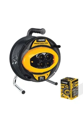 SGS Makaralı Uzatma Kablosu 3x2,5*30MT