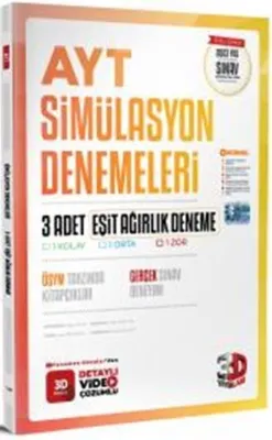 AYT Eşit Ağırlık 3'lü Simülasyon Deneme