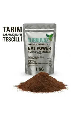Turkuvaz 1 Kg Bat Power Organik Toz Yarasa Gübresi Katkısız