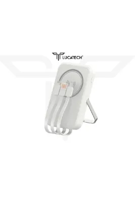 Lucatech iPhone X / XS / XR / XS Max / 11 / 12 / 13 / 14 Pro Max uyumlu 13.000 mAh 25W MAGSAFE Powerbank