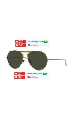 Ray-Ban RAYBAN 8063 9207-P1 55 16 140 3P TİTANİUM POLARİZE