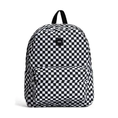 Vans Old Skool Check Black - White Sırt Çantası VN000H4XY281