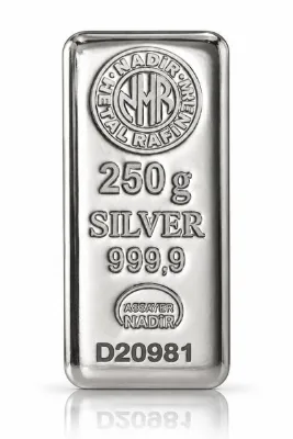 ALTIN MARKET KUYUMCULUK Gümüş Külçe 250 Gram