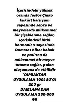 ZİROS NUTRAZORB 1kg ÇİNKO FOSFOR KALSİYUM POTASYUM KÜKÜRT ÇİÇEK POLEN YAPRAK GÜBRESİ