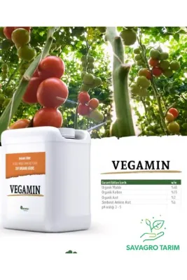 GROWWAY VEGAMİN Bitkisel Menşeli Amino Asit İçeren Sıvı Organik Gübre Maksimum Verim
