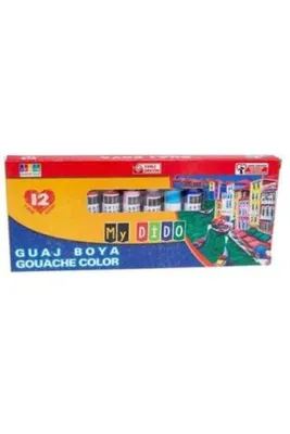 Südor Guaj Tüplü Boya Set 12'li 9 ml