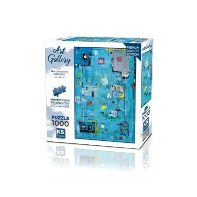 Ks Games-Puz.1000 Blue Composition