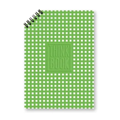 Thinkbook Bloknot Renkli Köşe Spiralli Defter Yeşil
