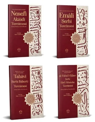 İsmail Ağa Akaid Kitapları Nesefi Tahavi Emali ve Fıkhı Ekber Seti - 4 Kitap Takım