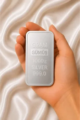 VEKGOLD 1000 Gram Külçe Gümüş – Yatırımlık Gümüş