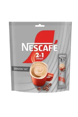 Nescafé 2si1 Arada Sütlü Köpüklü Çözünebilir Kahve 10g 25'li paket (200gr)