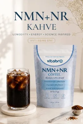 Vitabro NMN NR Kahve 150 g 30 Günlük Şekersiz Modern Kahve Karışımı