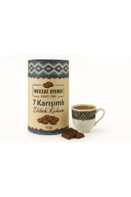 nevzatefendi Nevzat Efendi 7 Karışım Dibek Kahvesi 400g – Doğal, Katkısız, El Yapımı Özel Karışım