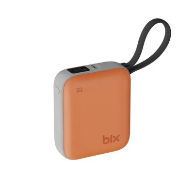 Bix PB119 10000mAh PD 20W Mini Powerbank Hızlı Şarj Cihazı Turuncu