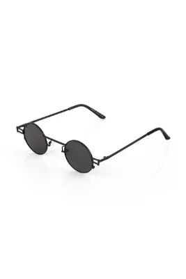 Angel Eyes Yuvarlak Siyah Unisex Güneş Gözlüğü Yw-9030b