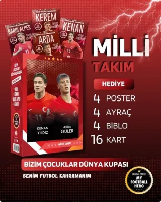 Bizim Çocuklar Dünya Kupasında Milli Takım Seti - Hologramlı