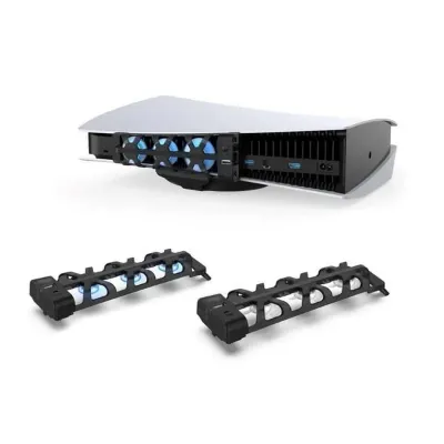 Hepu Tp5-1523E Ps5 Soğutma Fanı Yüksek Hava Akışı + Sessiz Fan + Led Işıklı