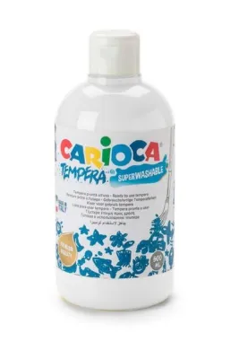 carioca Tempera Boya (SÜPER YIKANABİLİR) 500ml - Beyaz